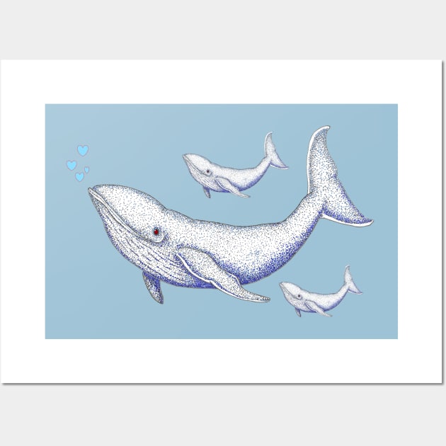 Whales Wall Art by Zenferren